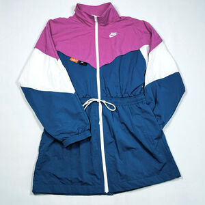 Women's Nike Jacket XS Blue Purple Windbreaker 2008 Y2K XS